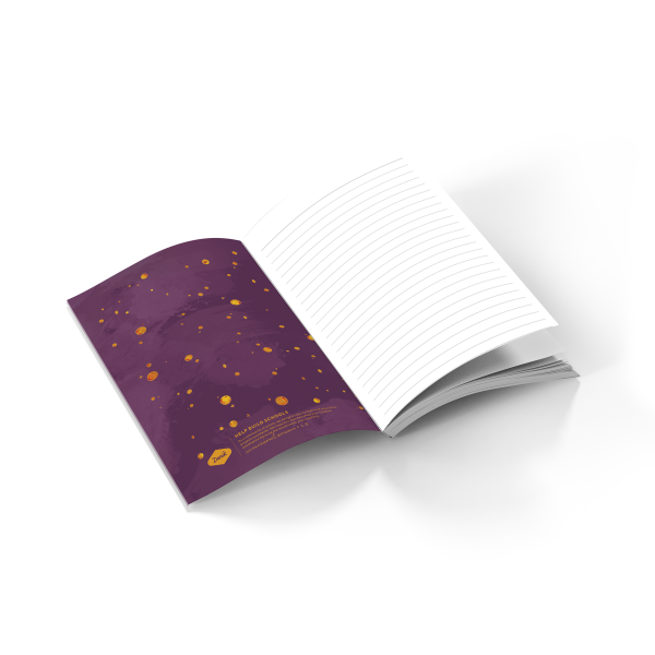 Burgundy Bloom Classic Layflat Notebook