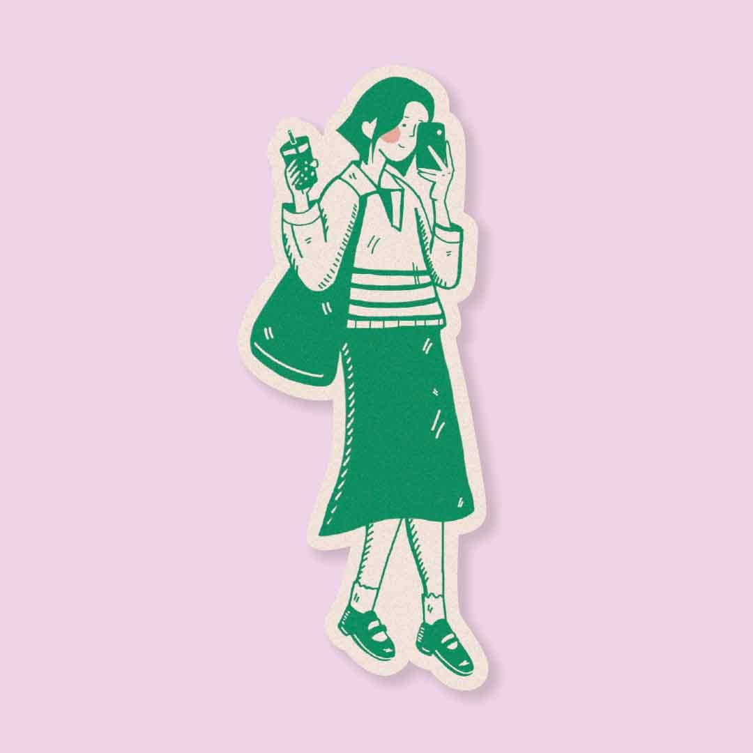 Boba Run Sticker-zoom-1