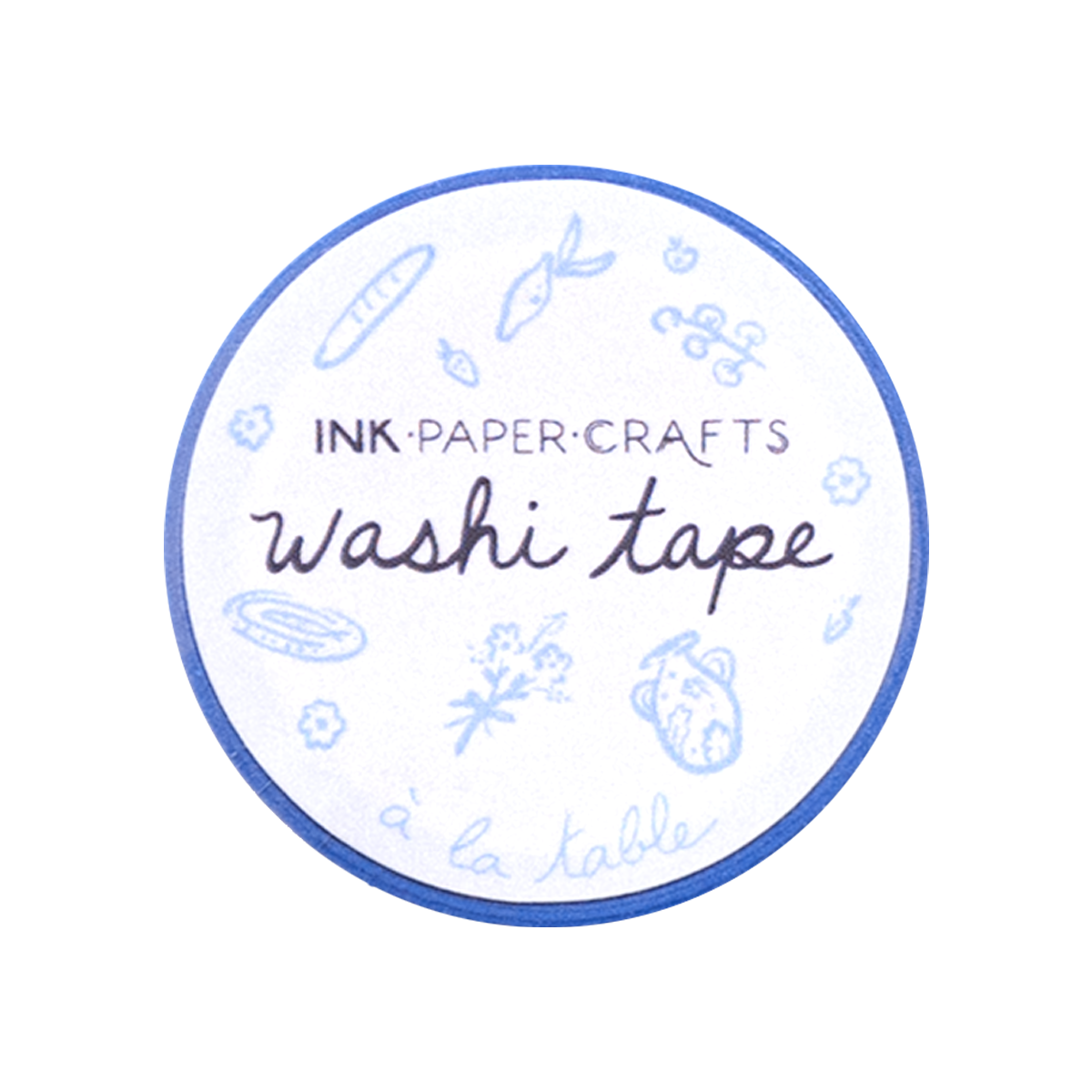 A La Table In Blue Washi Tape-1