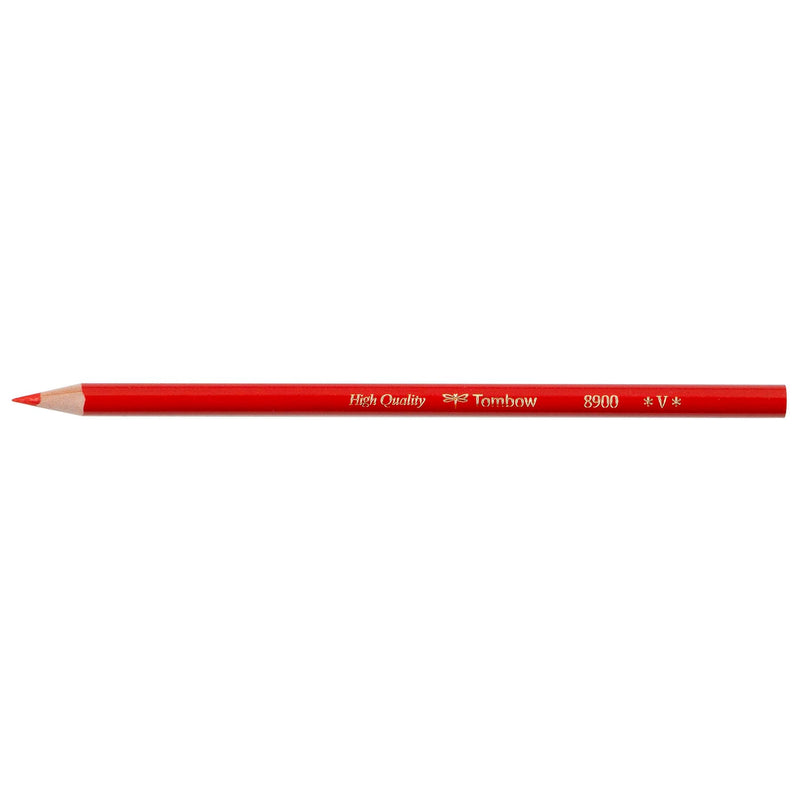 8900-V Colored Pencil, Red-zoom-
