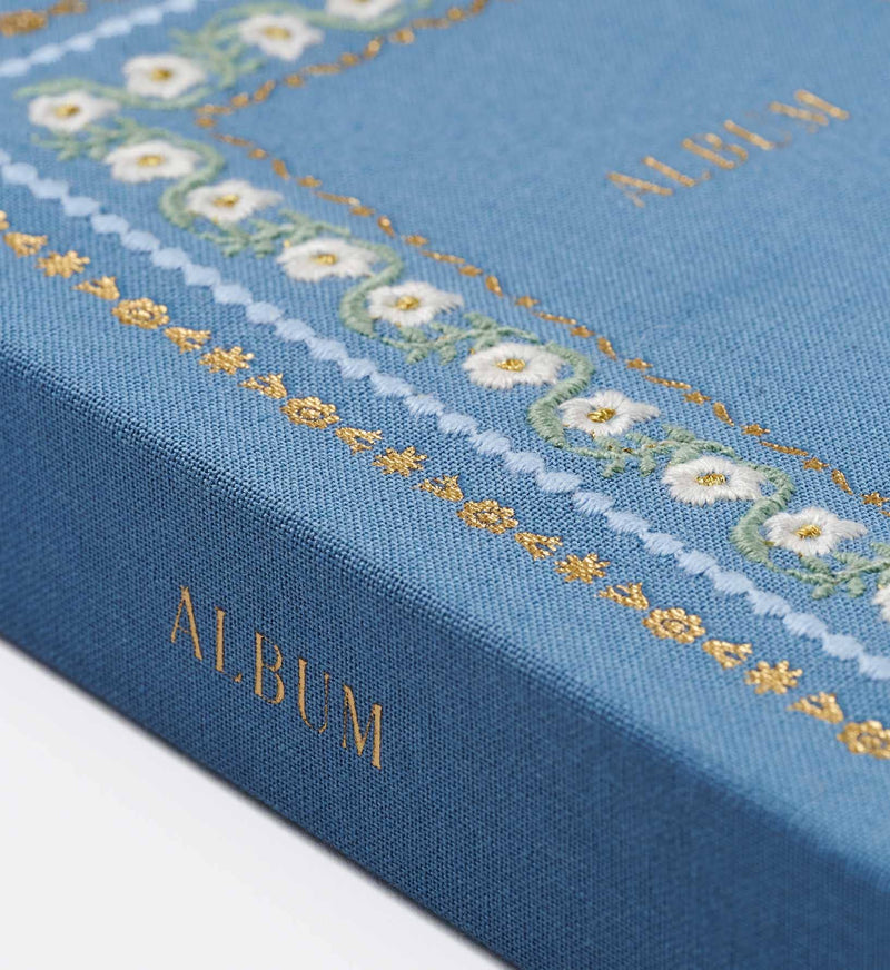 Delphine Embroidered Small Photo Album-zoom-