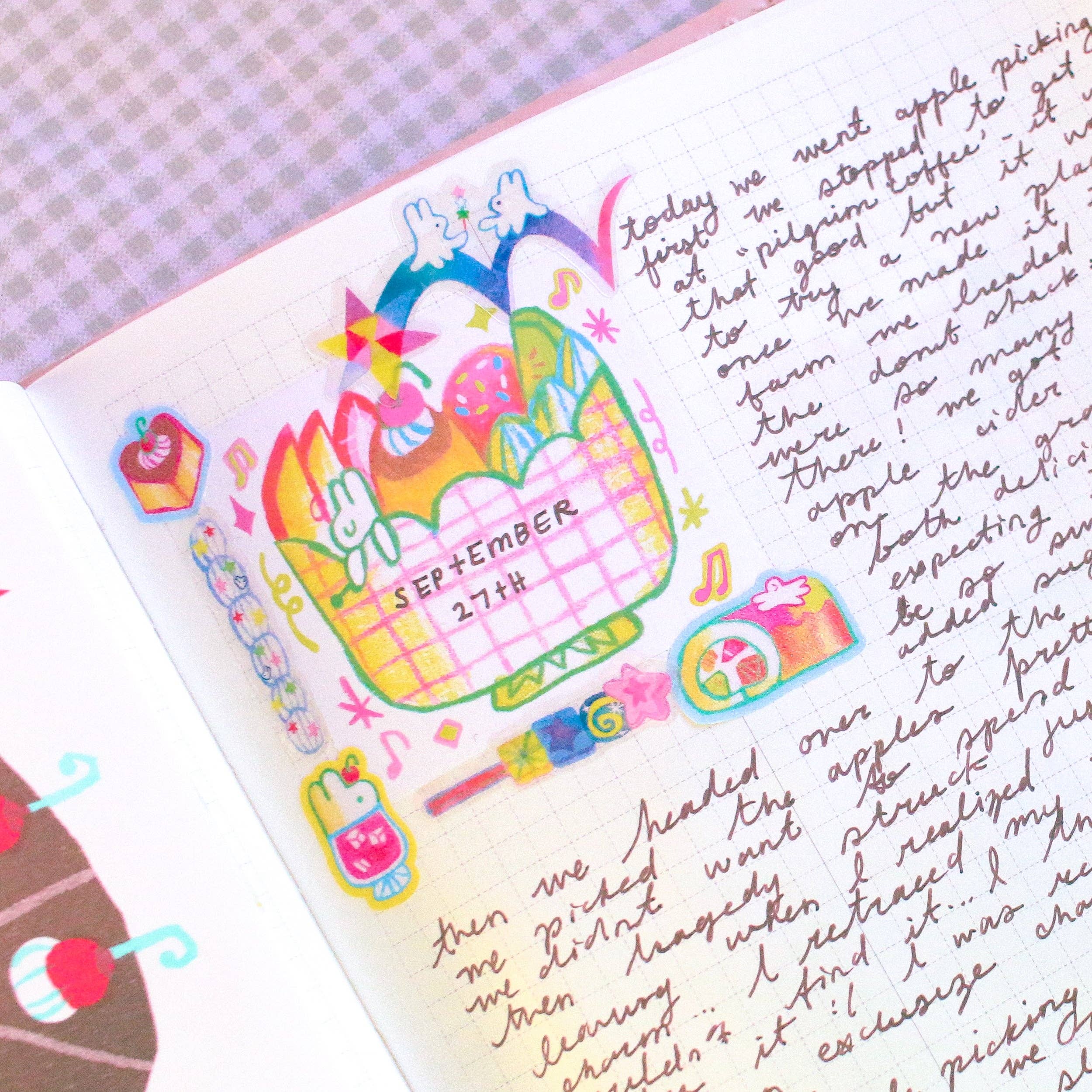 'My Little Dessert Memo' Memo Tape Roll-zoom-3