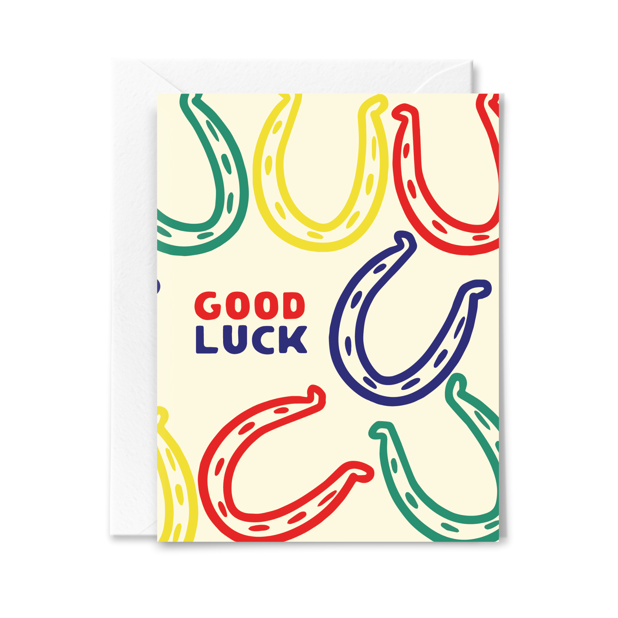 Good Luck Horseshoe Card-zoom-1