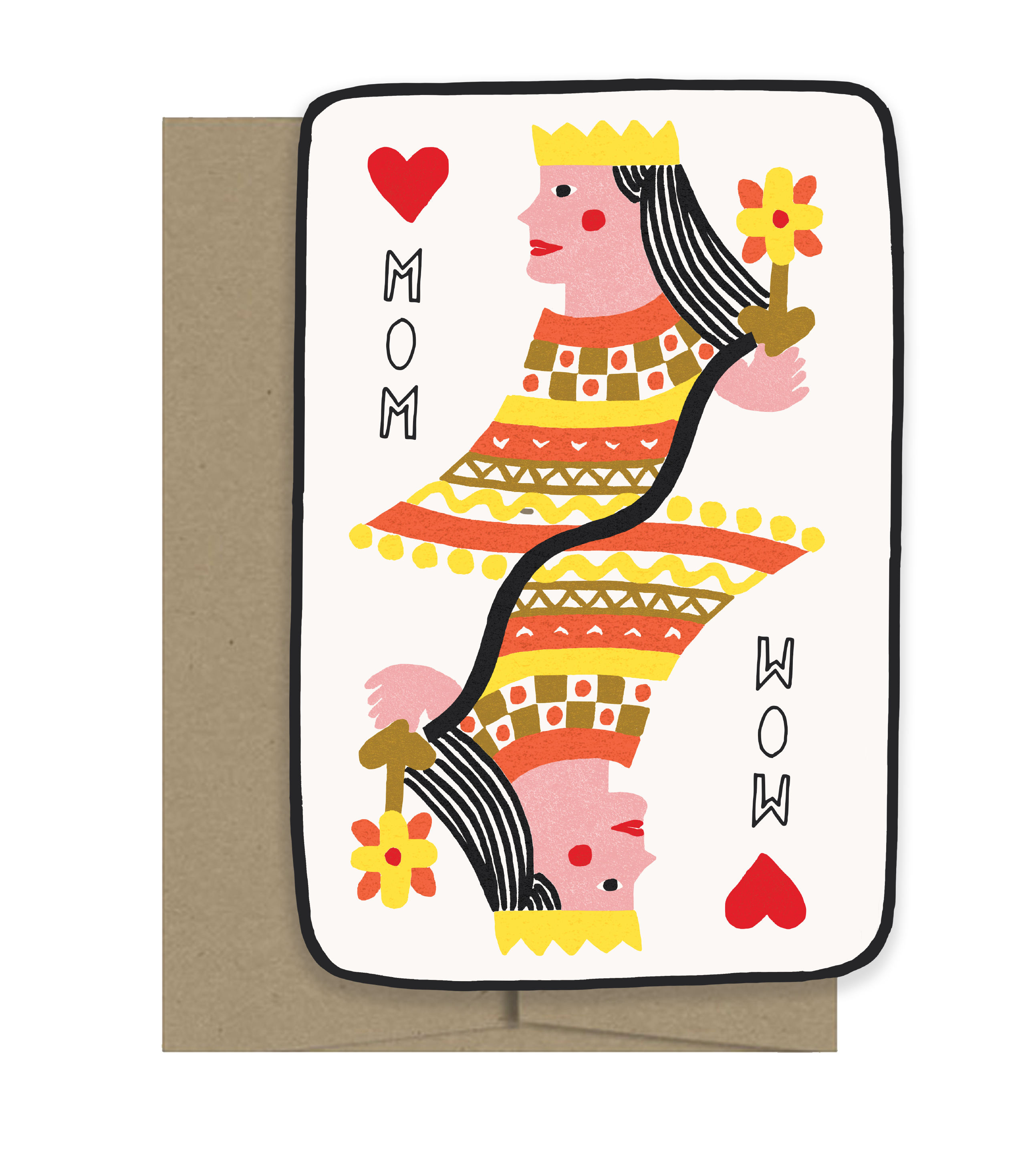 Mother Queen - Die Cut Card-zoom-1