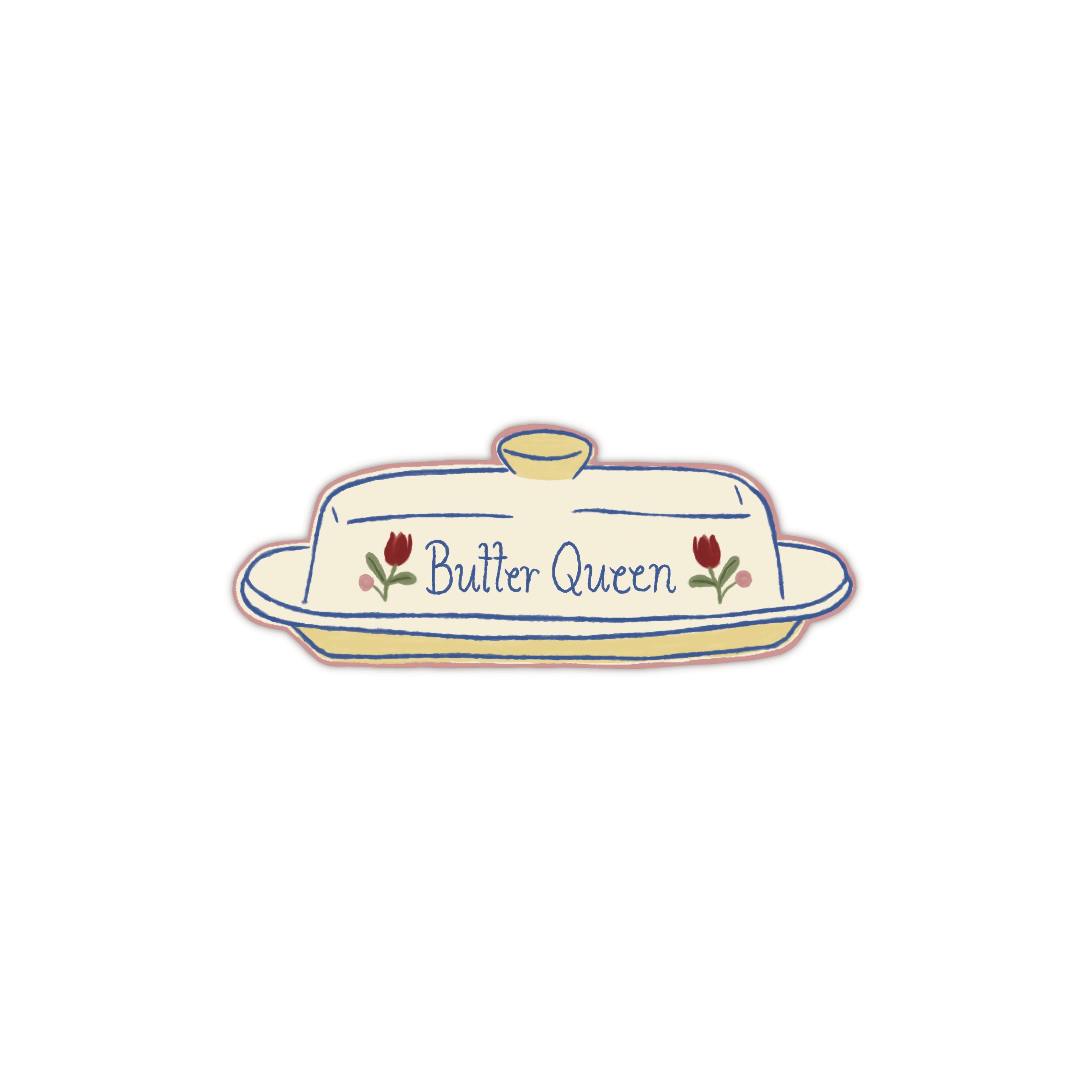 Butter Queen Die-Cut Sticker-zoom-1