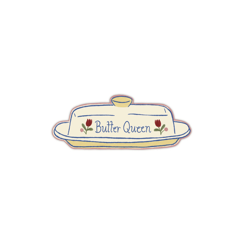 Butter Queen Die-Cut Sticker-zoom-