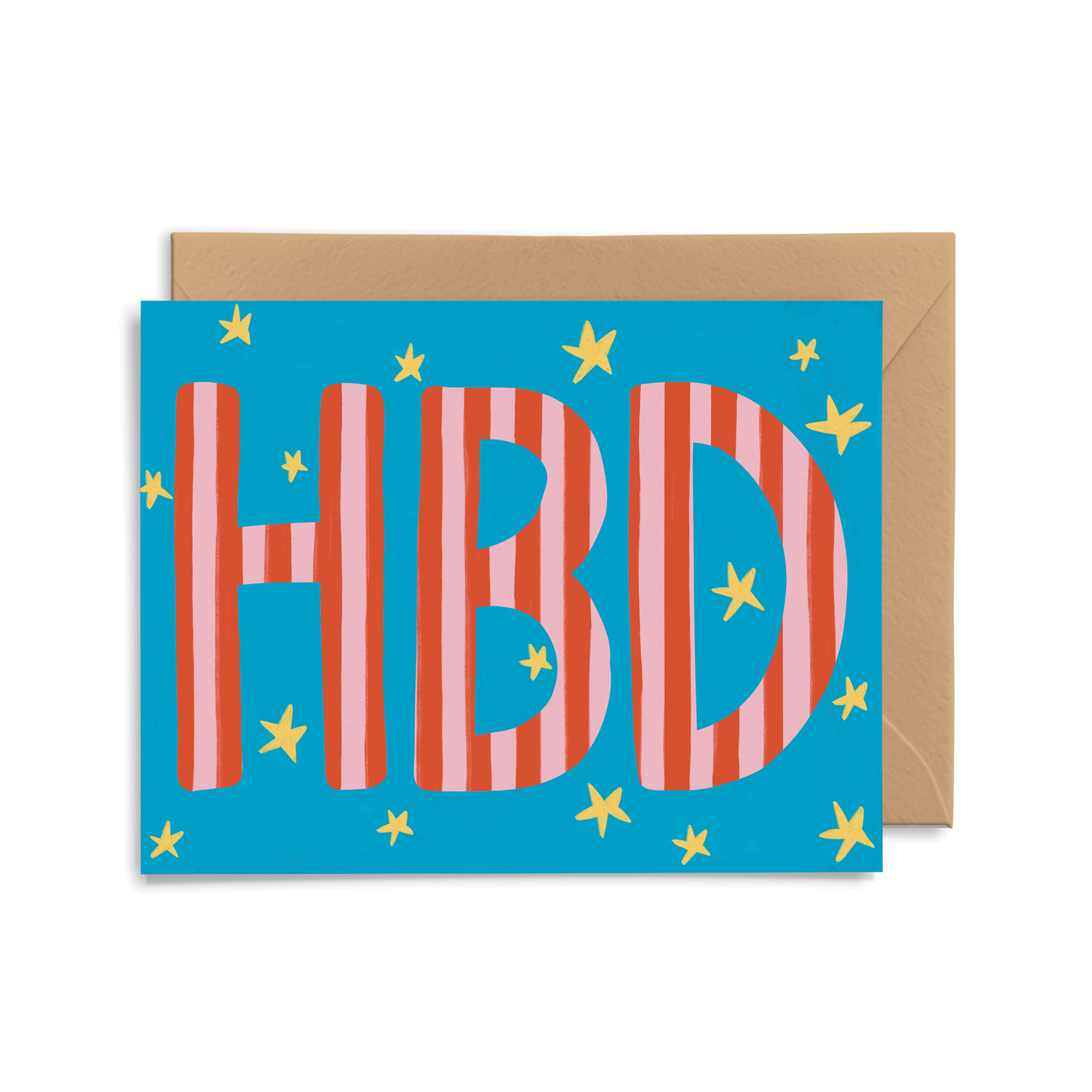 HBD Blue Stars Card-1