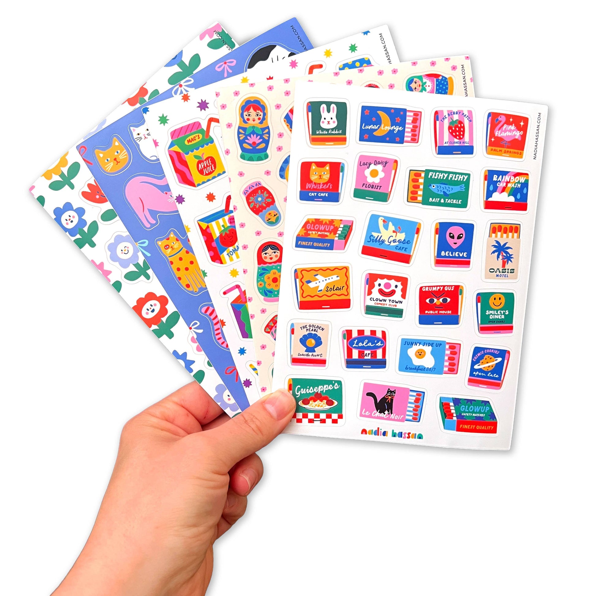Flower Friends 5x7 Sticker Sheet-3