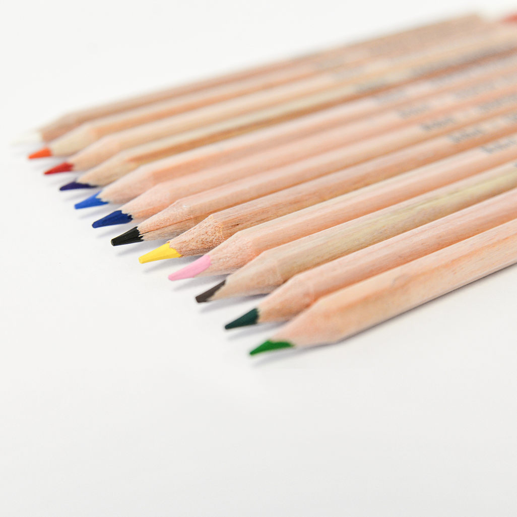 Reservoir Brush & Professional Grade Watercolor Pencils Set - 12 Colors-zoom-5