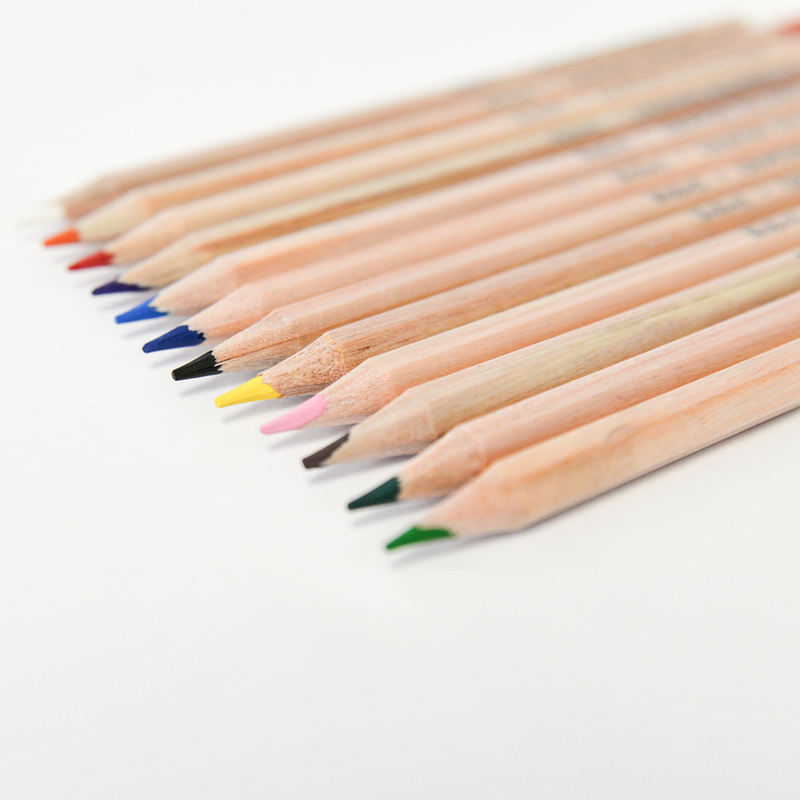 Reservoir Brush & Professional Grade Watercolor Pencils Set - 12 Colors-zoom-