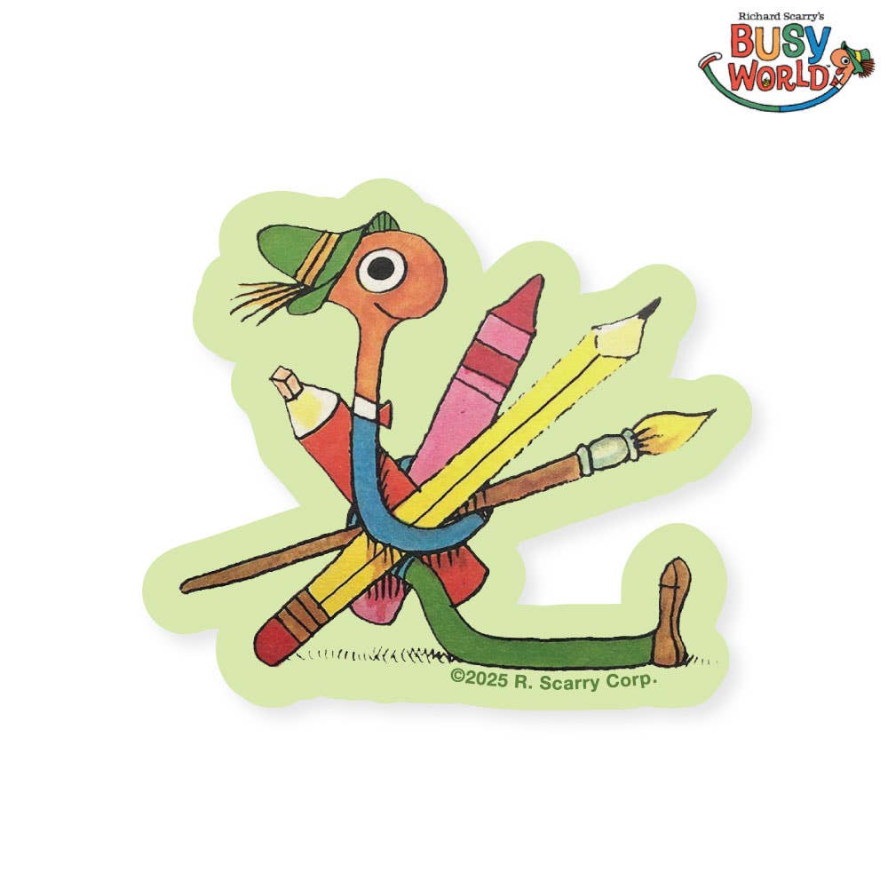 3P4 x Richard Scarry® - Lowly Art Sticker-zoom-1