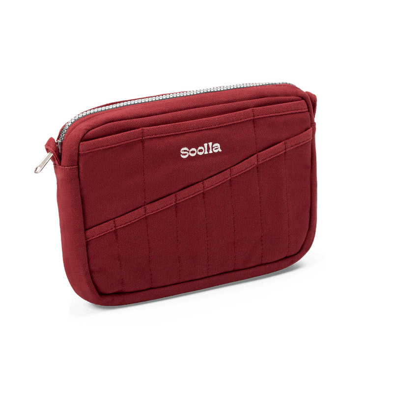 Soolla® Studio Pouch, Sangria-zoom-