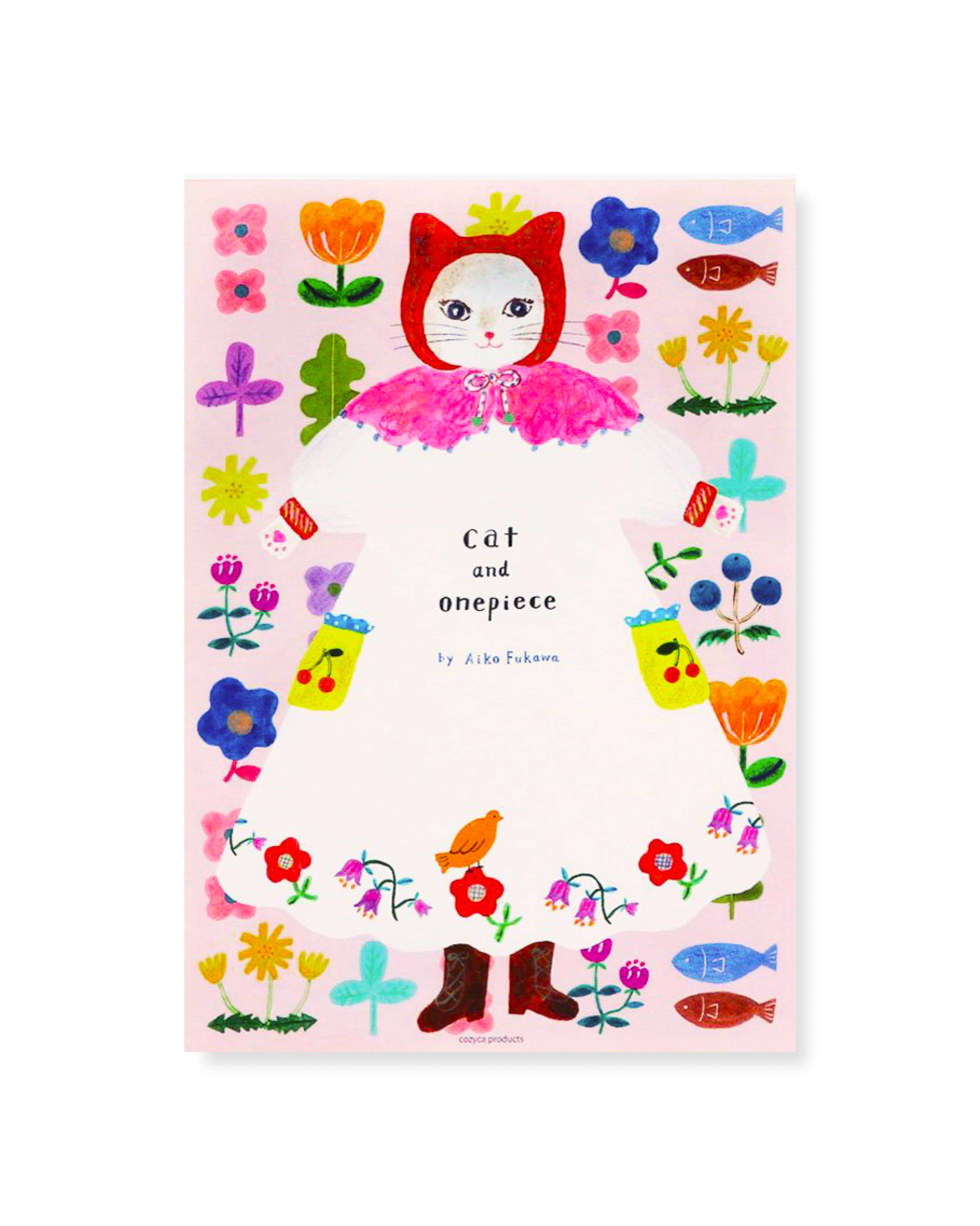 Large Writing Pad - Cat and Onepiece-zoom-1