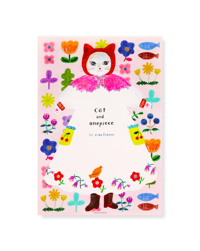 Large Writing Pad - Cat and Onepiece-zoom-
