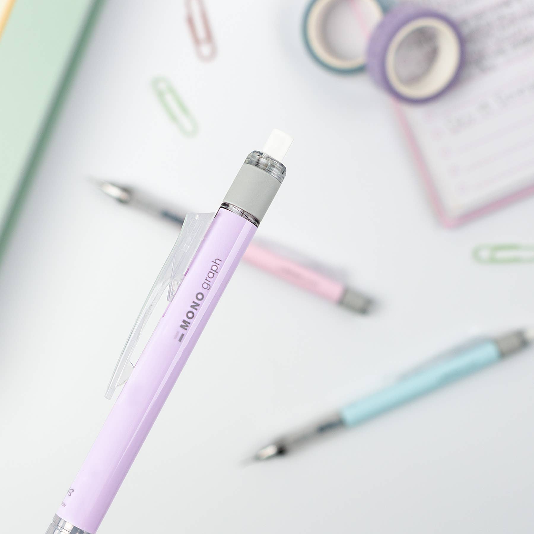 MONO Graph Mechanical Pencil: Pastel, Lavender-3