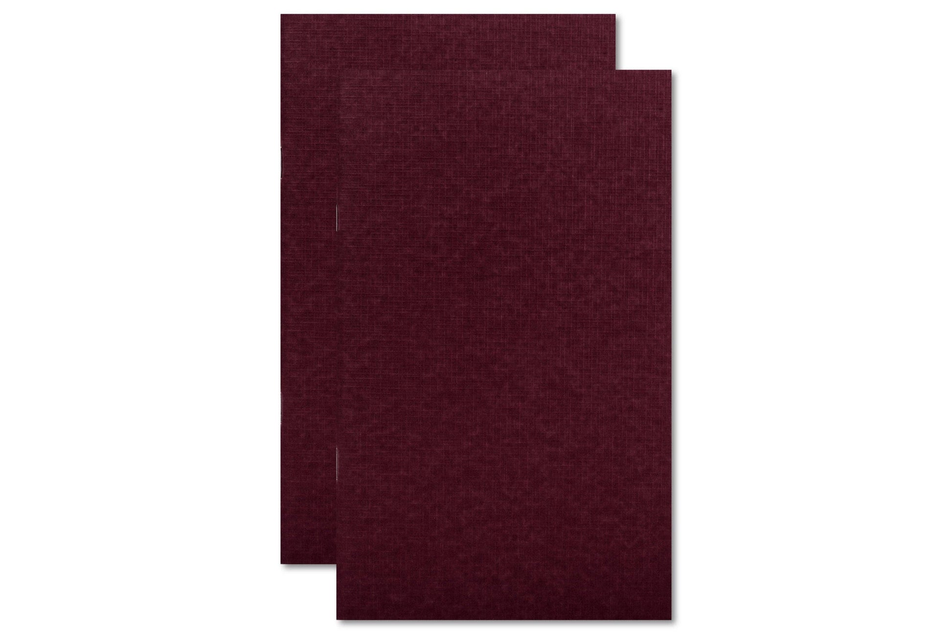 #204 Idea Notebooks, Set of Two, Wine/White-2