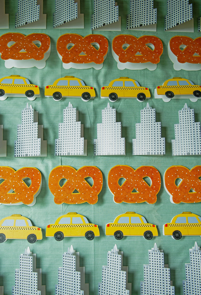 Pretzel Card - NYC Collection Die Cut-zoom-