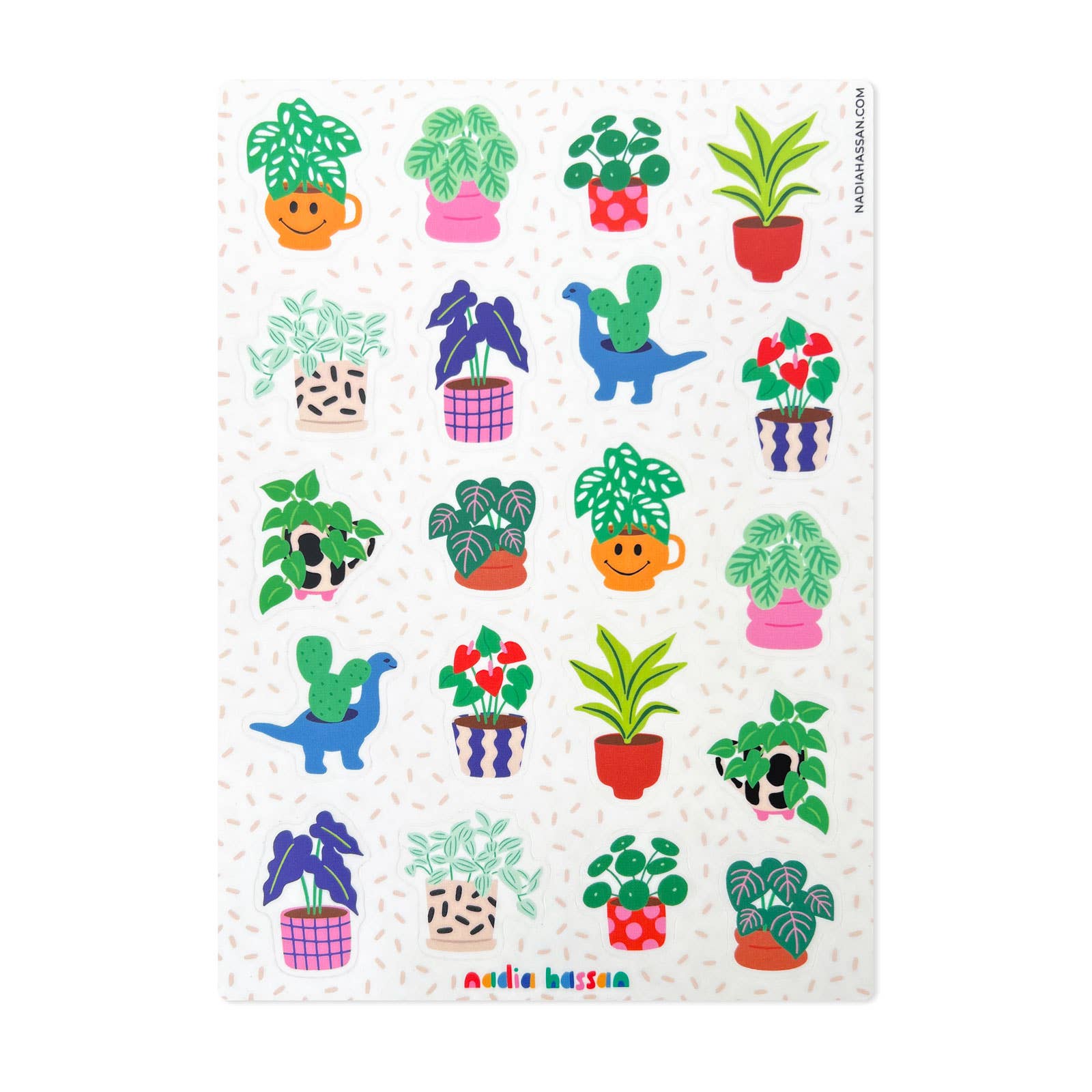 Happy Houseplants 5x7 Sticker Sheet-zoom-1