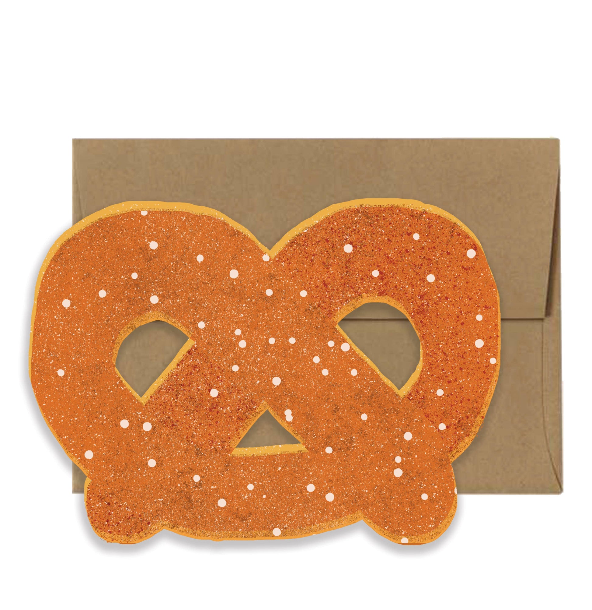 Pretzel Card - NYC Collection Die Cut-1