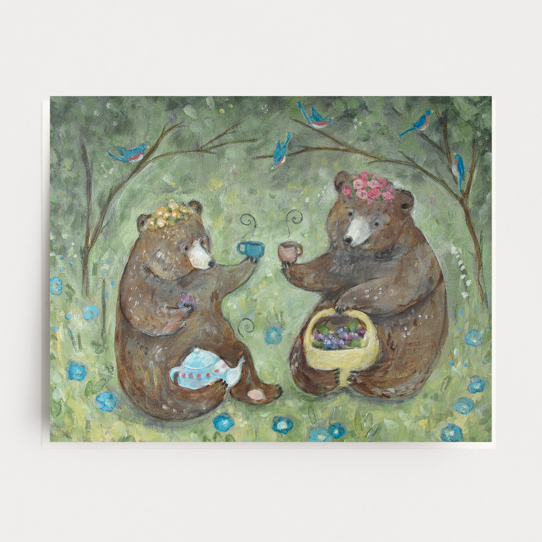 Berry Time With Bears Card