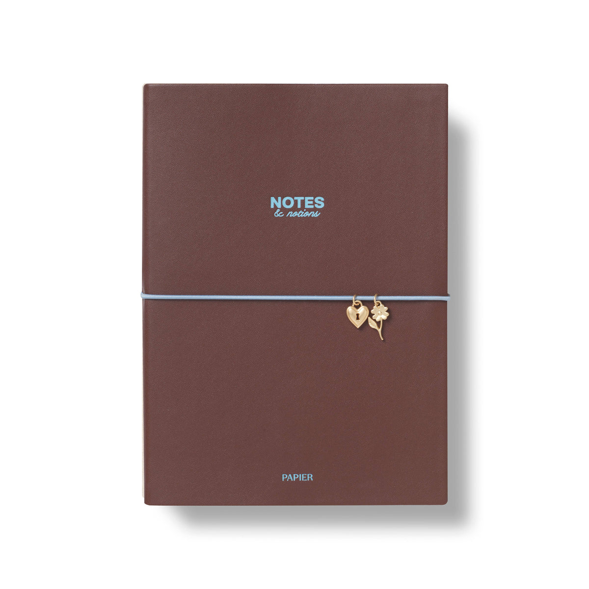 Lined Notebook, A5 Softcover - Chestnut & Ink