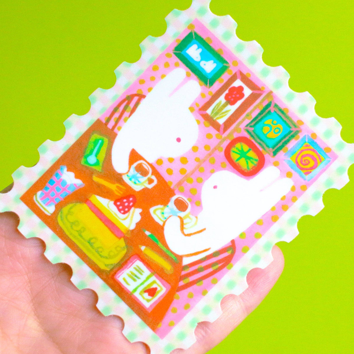 'Cafe Date' Vinyl Sticker-zoom-2