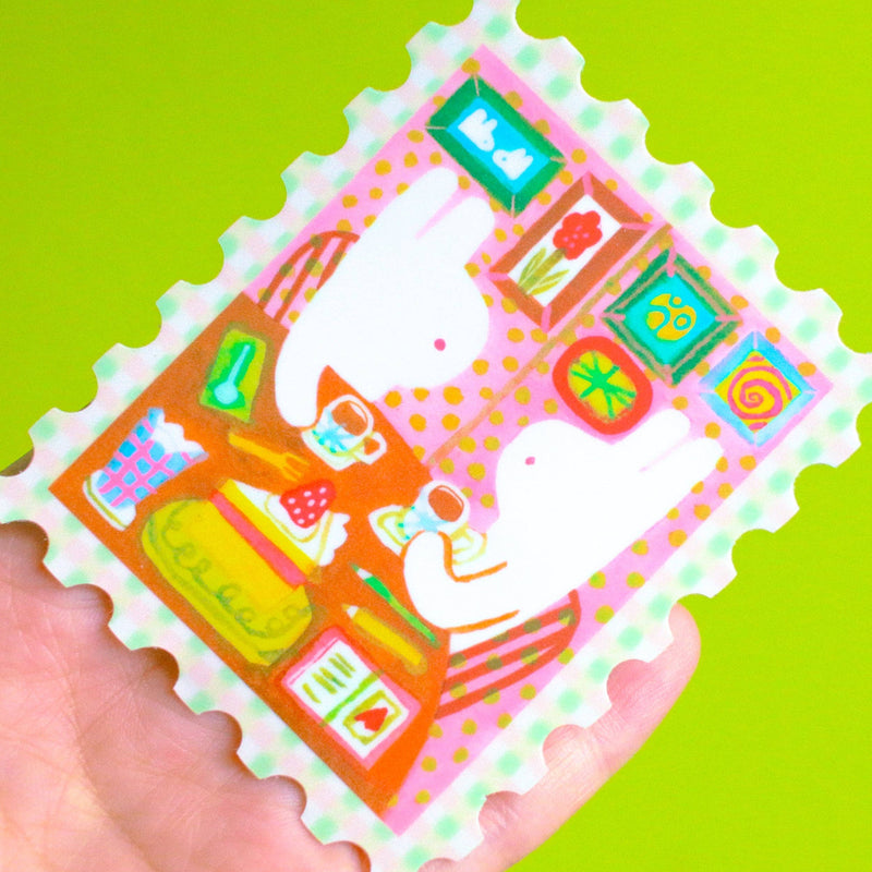 'Cafe Date' Vinyl Sticker-zoom-