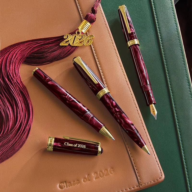 True Writer Classic Bordeaux Fountain Pen - Fine Nib-zoom-