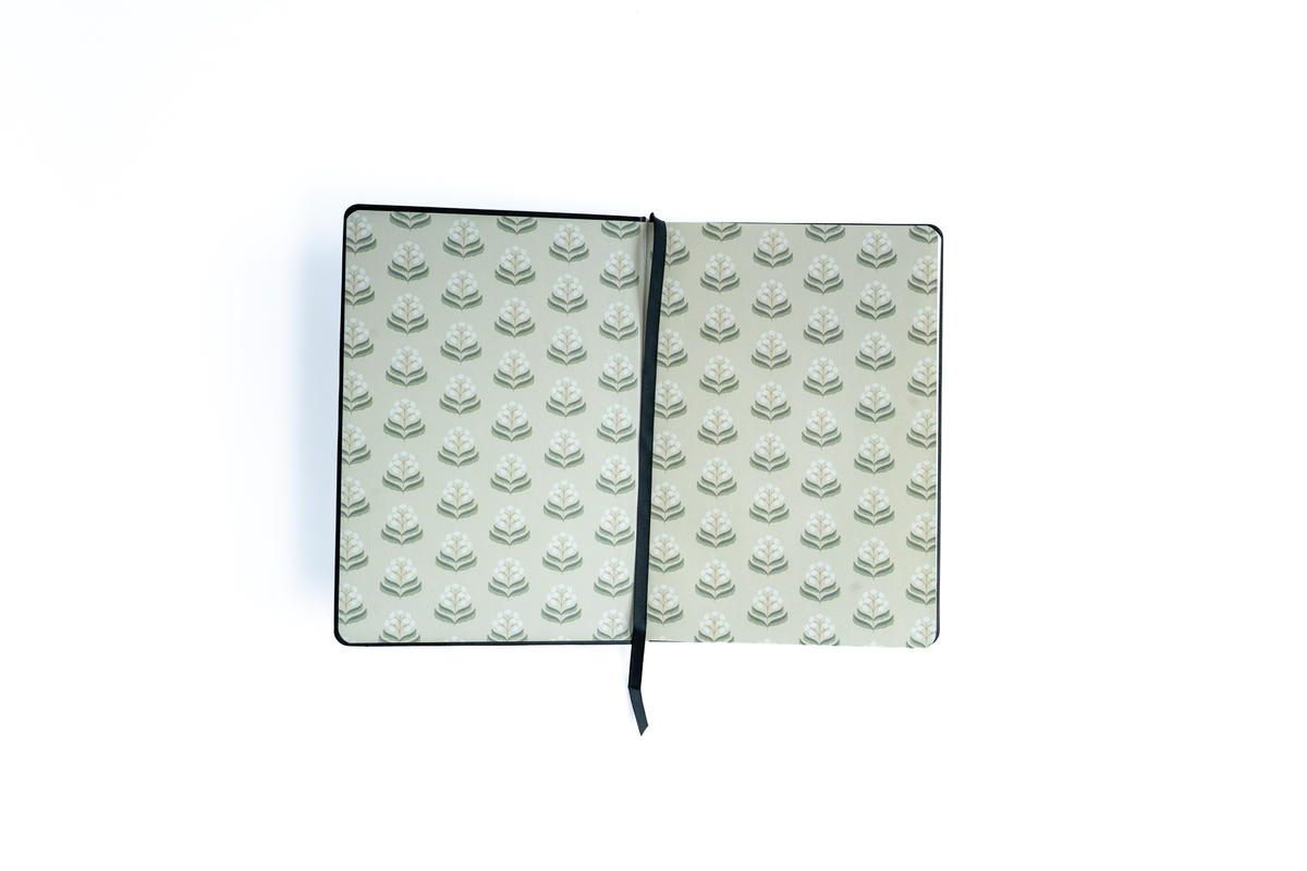 Lily of the Valley Embroidered Notebook
