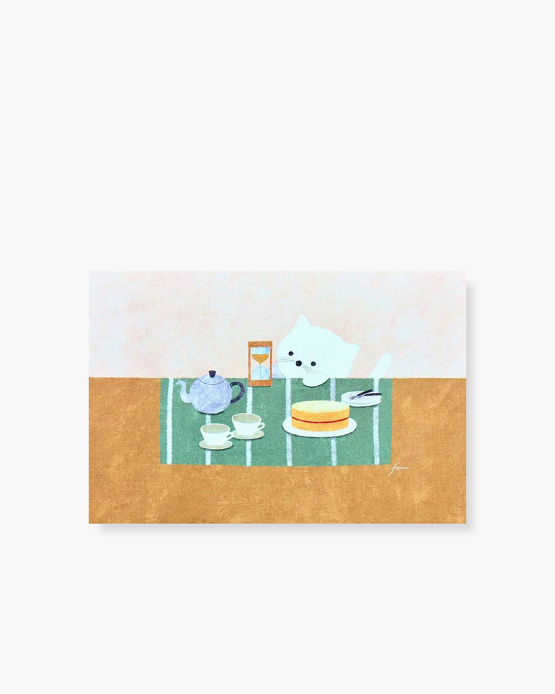 Postcard Set - Tea Time-zoom-