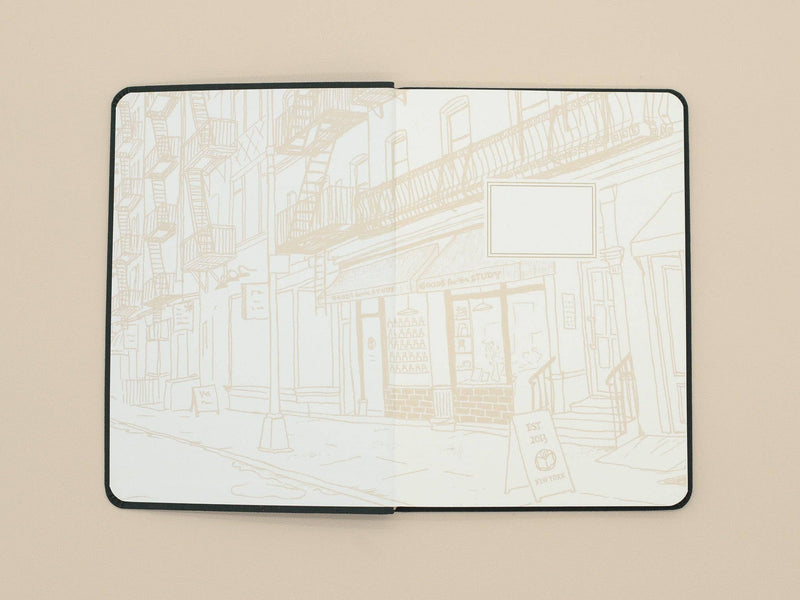 Goods for the Study Flexi Linen Journal - Pine-zoom-