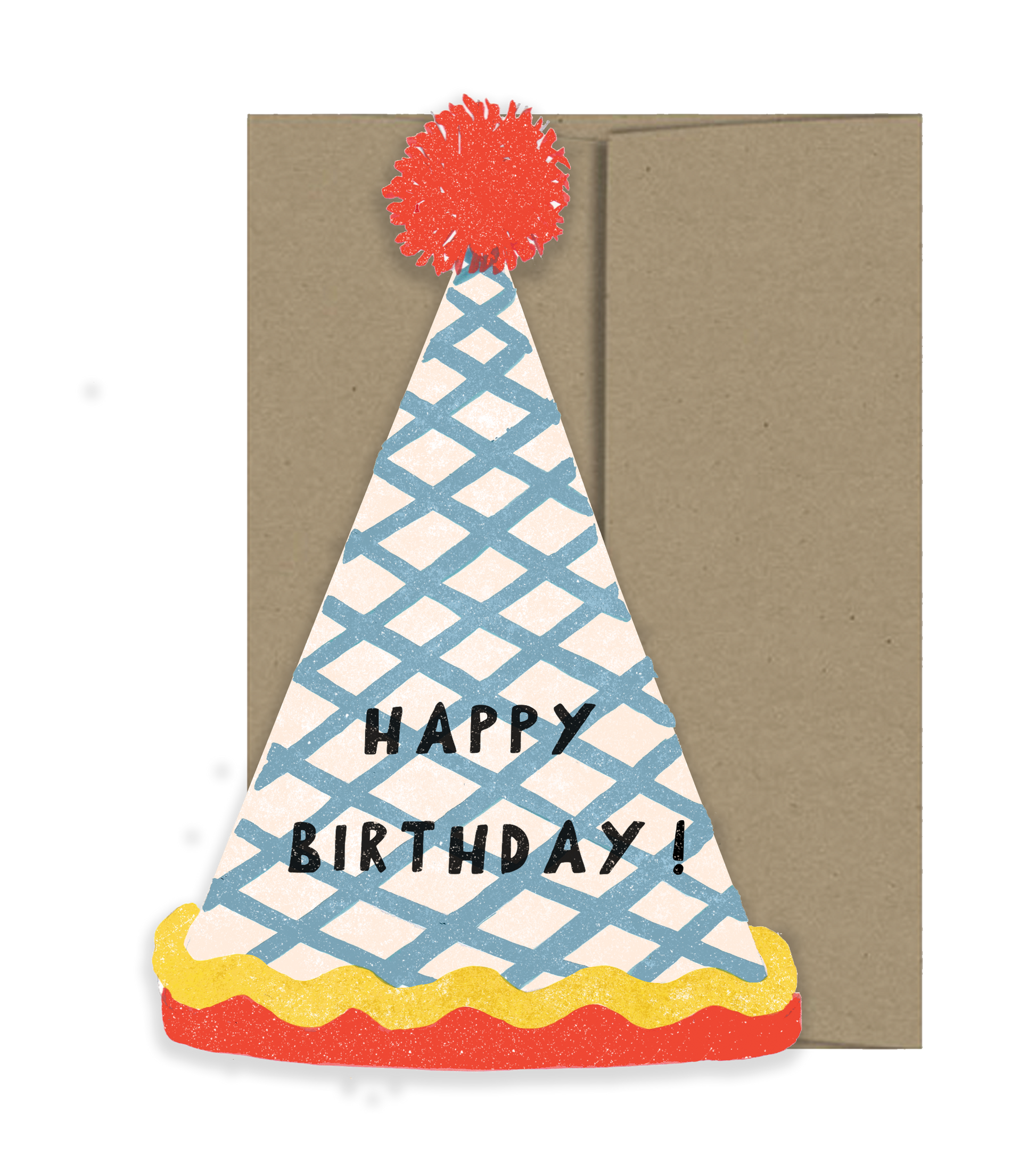 Birthday Hat Birthday Collection - Die Cut Card-1
