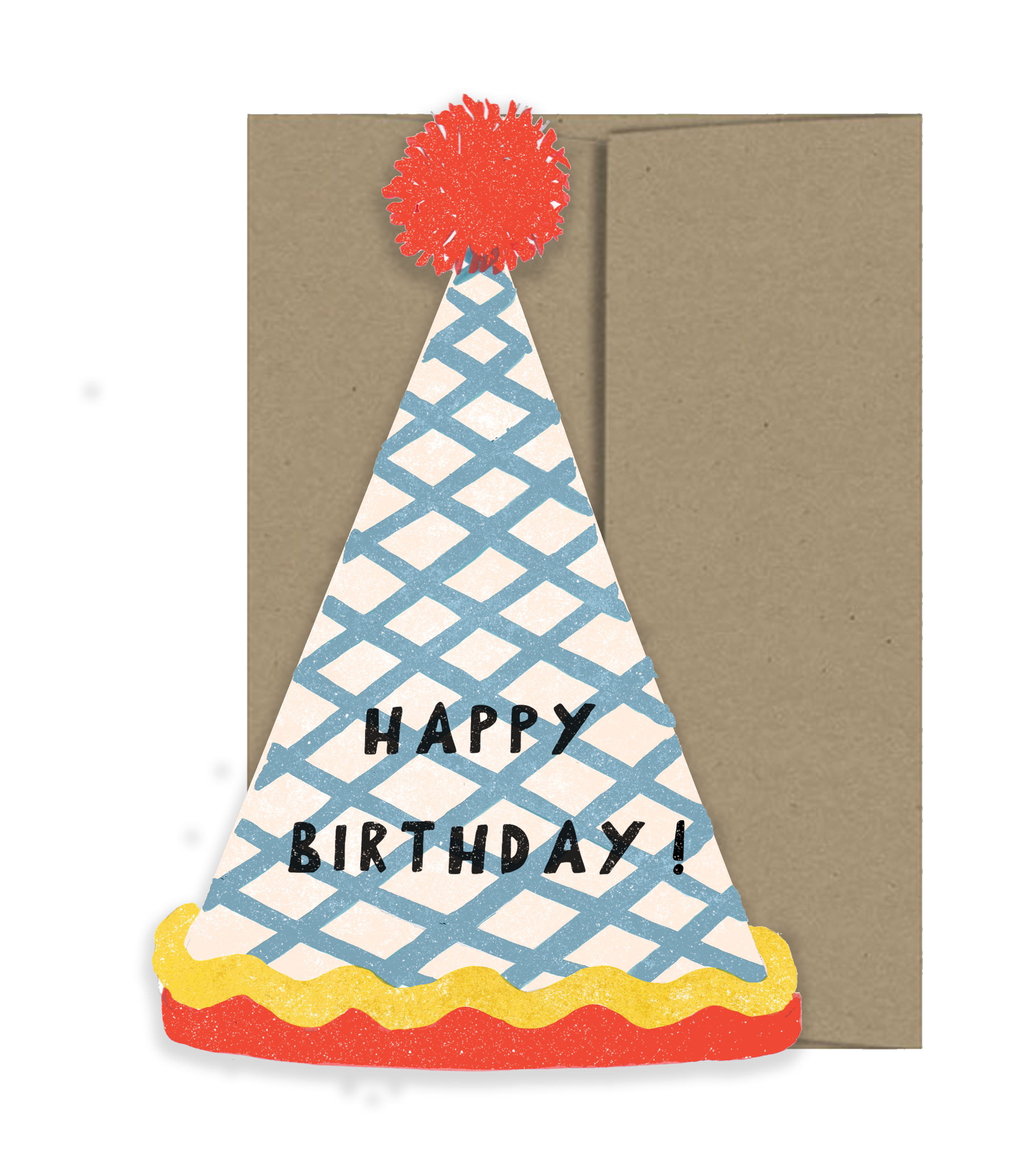 Birthday Hat Birthday Collection - Die Cut Card-zoom-1