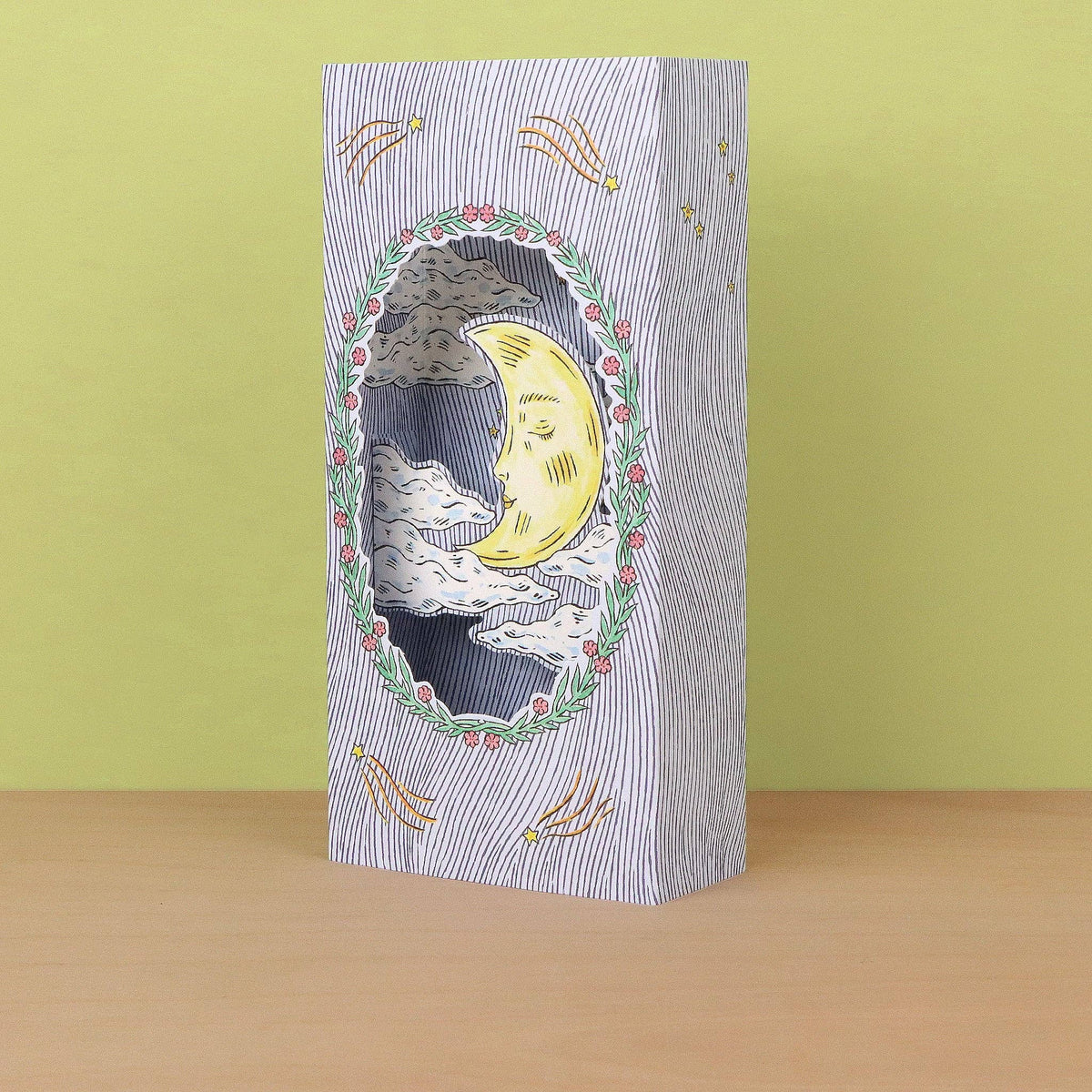 Magical Moon 3D Die-Cut Greeting Card-zoom-4