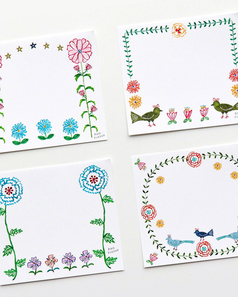 Block Memo - Flower Gate-zoom-