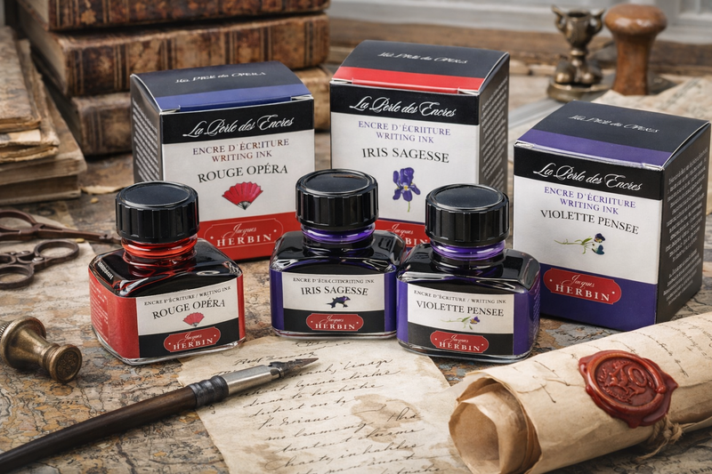 Herbin Fountain Pen Ink - 30ml Bottle-zoom-