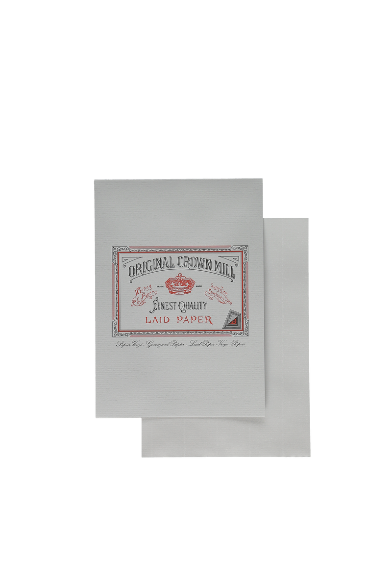 Original Crown Mill Classic Laid Writing Pads A5-zoom-