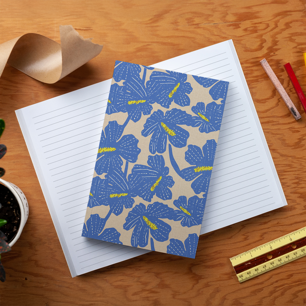 Hibiscus Classic Layflat Notebook-zoom-4
