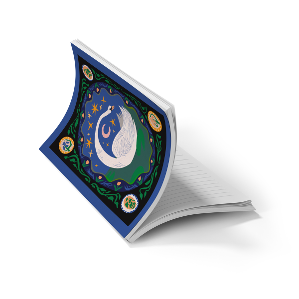 Night Swan Classic Layflat Notebook-zoom-4