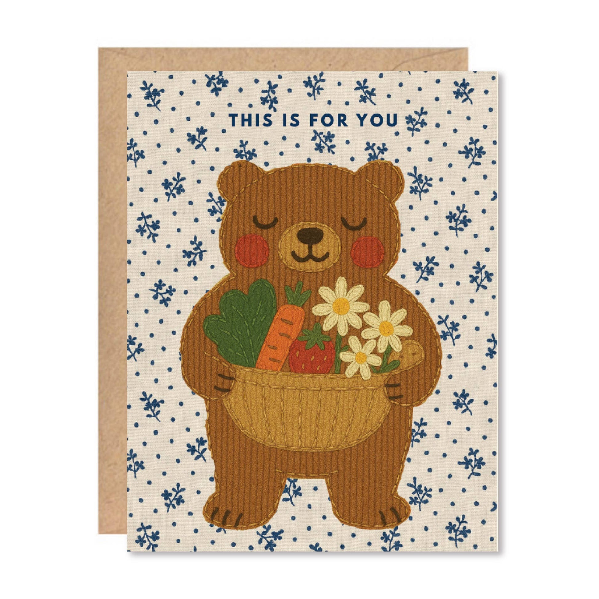 Greeting Card - Gift Bear-1