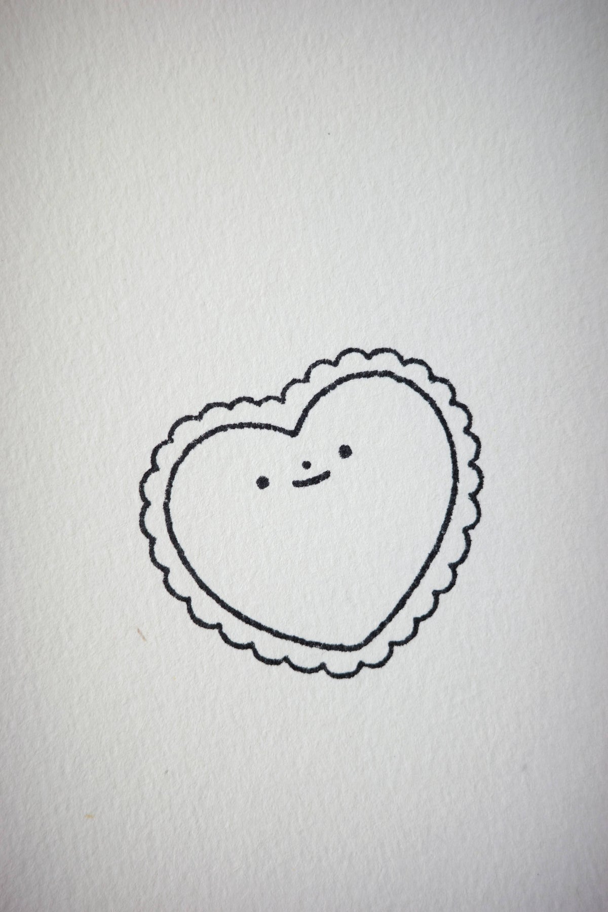 Heart Rubber Stamp-zoom-2