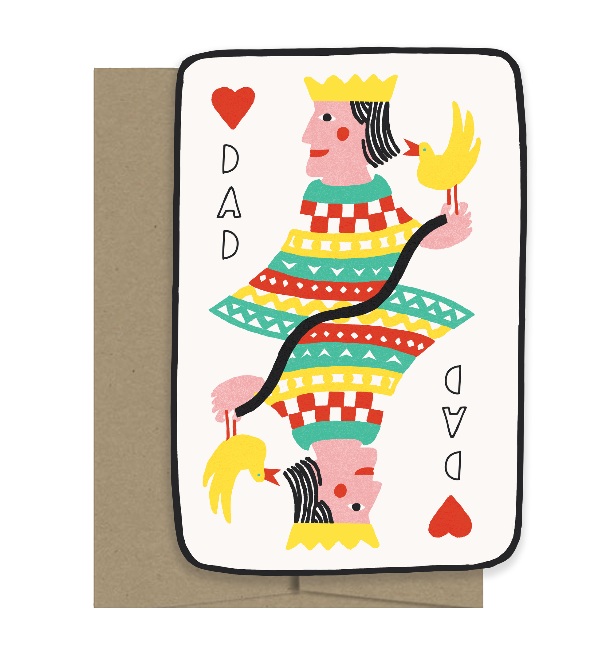Father King - Die Cut Card-1