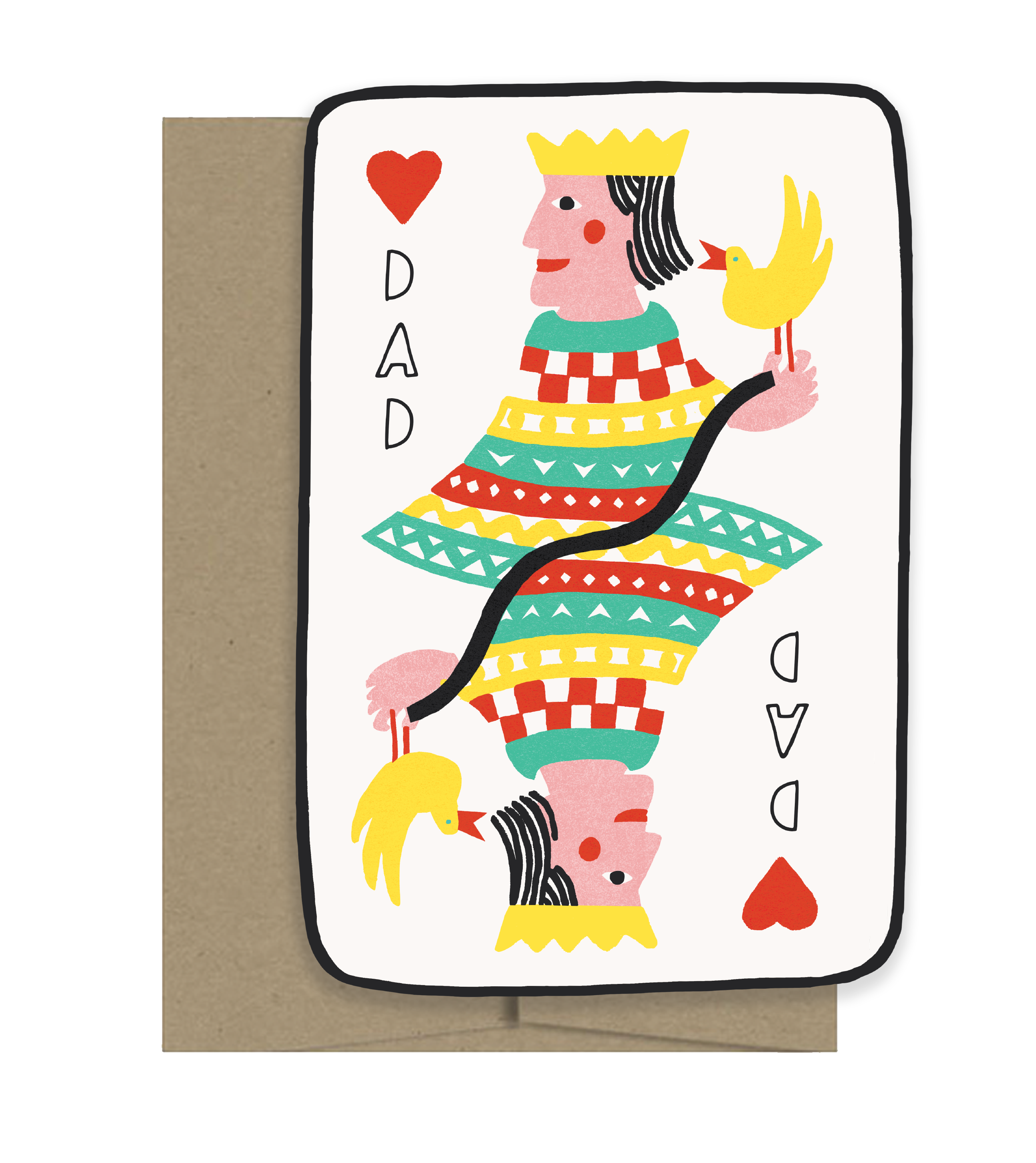 Father King - Die Cut Card-zoom-1