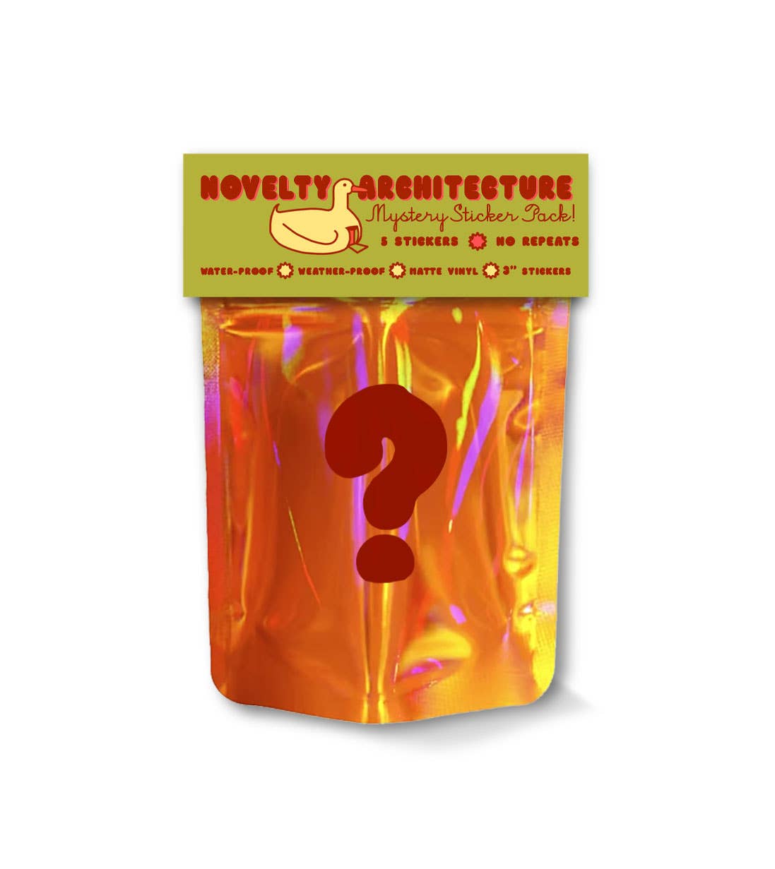 Mystery Novelty Architecture Sticker Pack-7