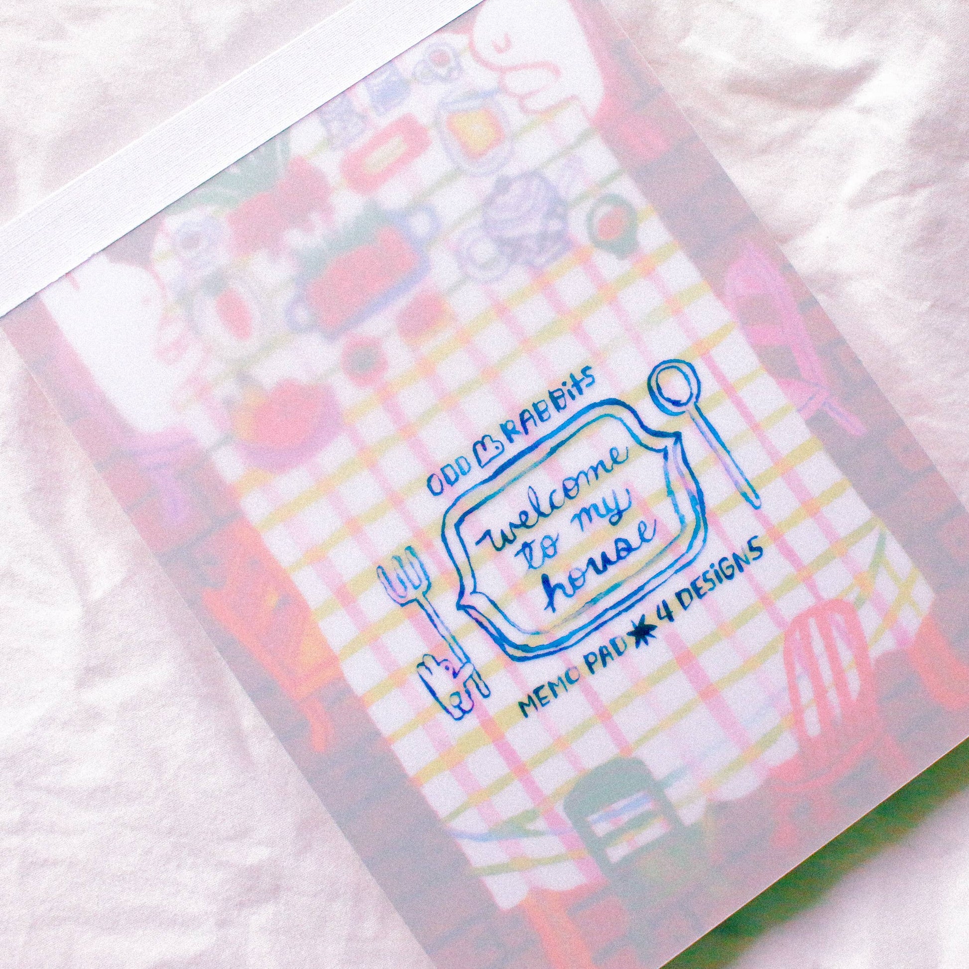 'Welcome to My House' Memo Pad-1