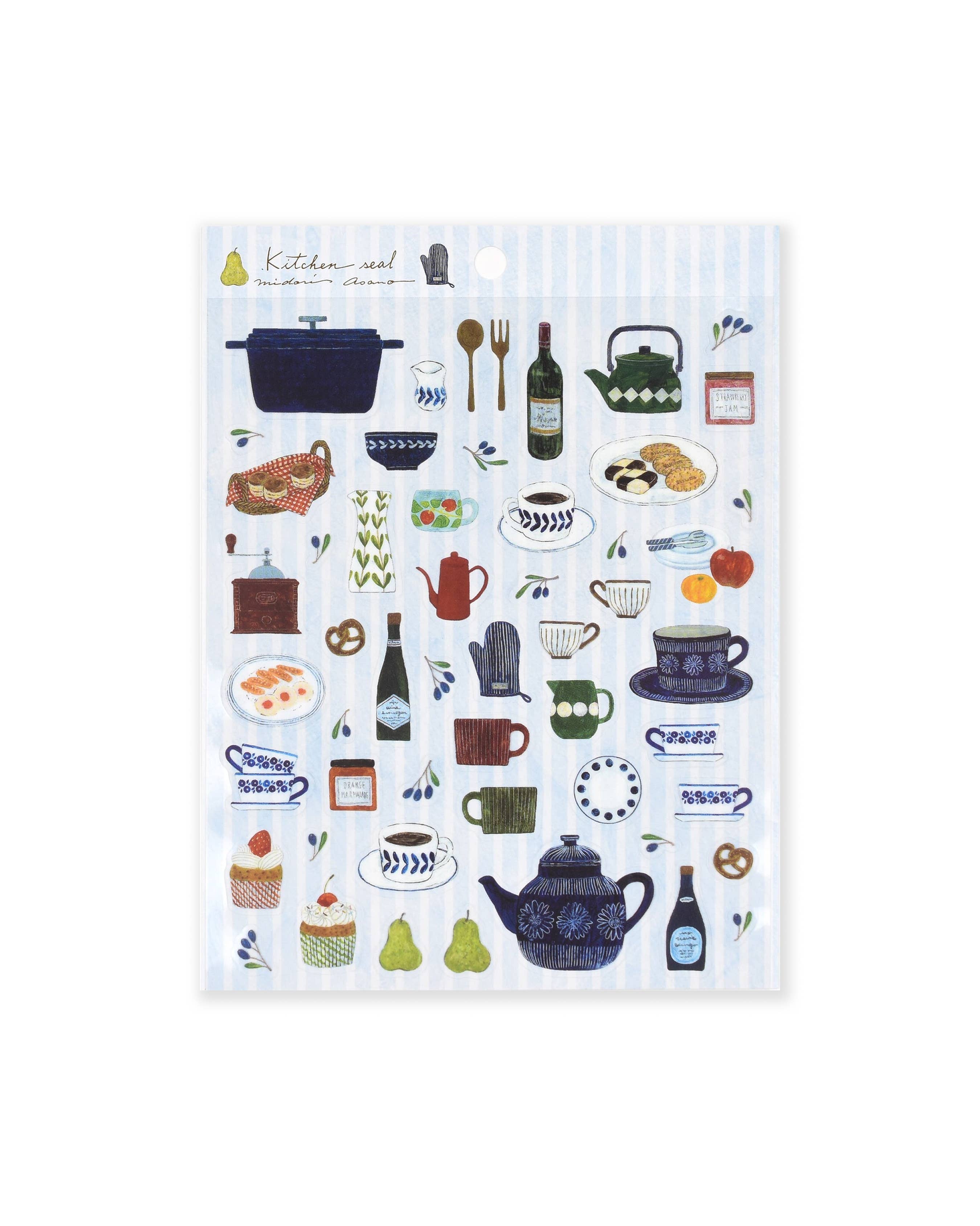 Clear Sticker Sheet - Kitchen
