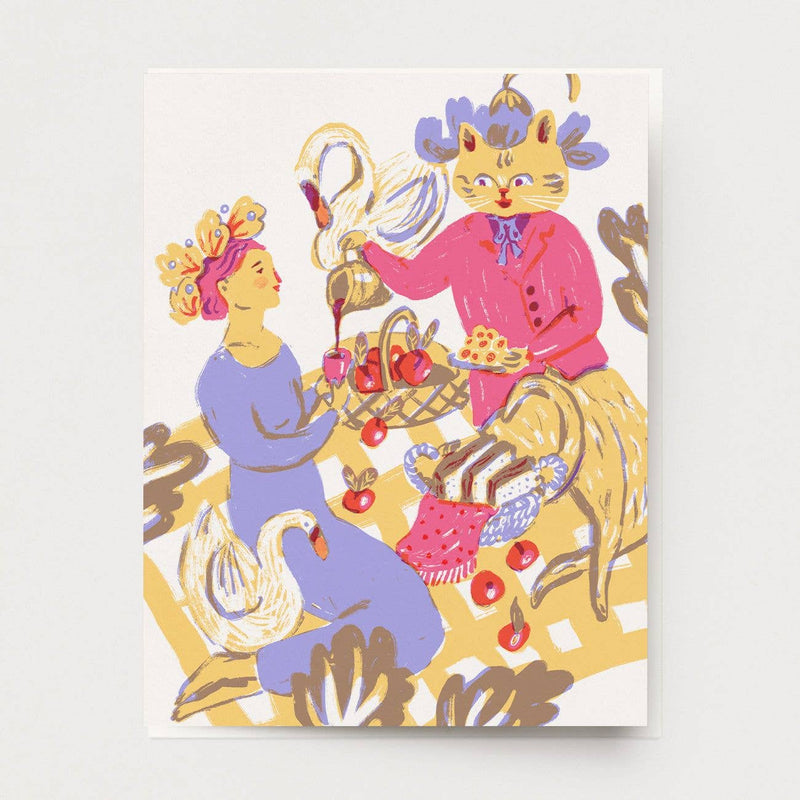 Picnic with Mr. Cat Card-zoom-