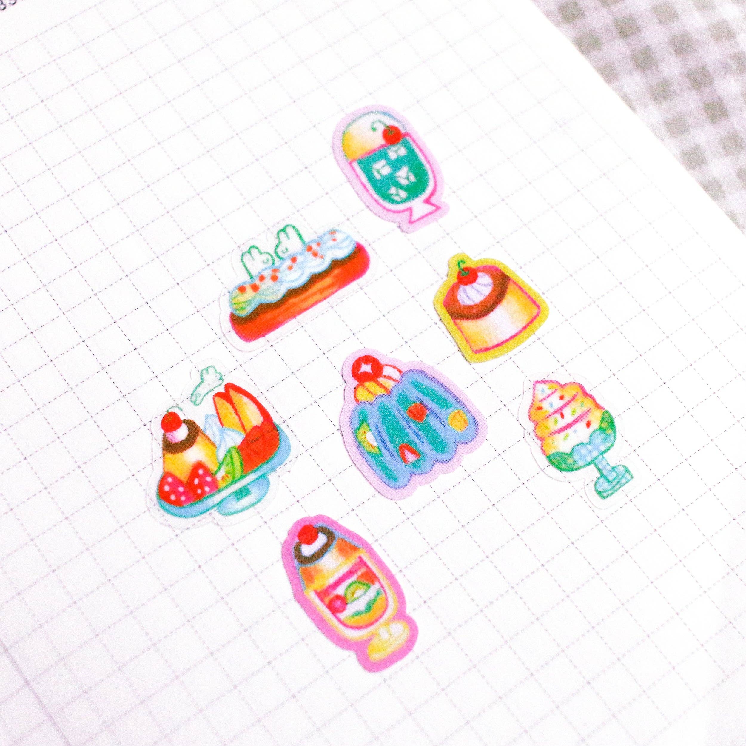 'My Little Dessert' A6 Sticker Sheet