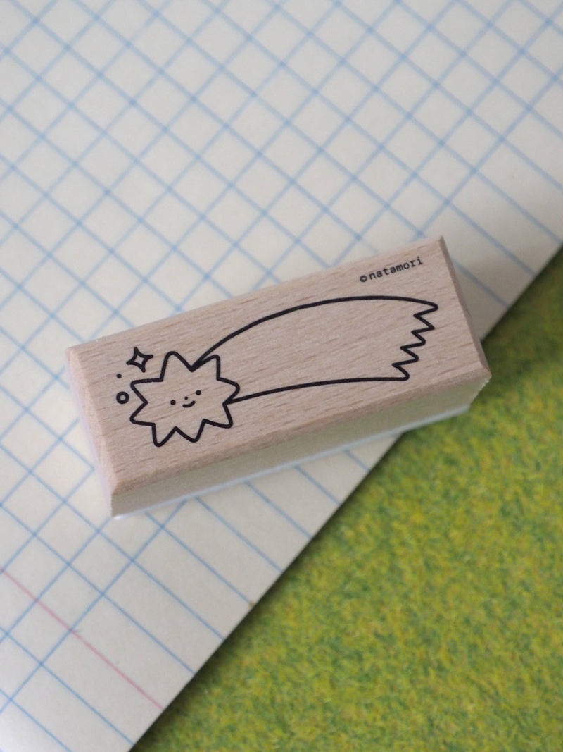 Shooting Star Rubber Stamp-zoom-