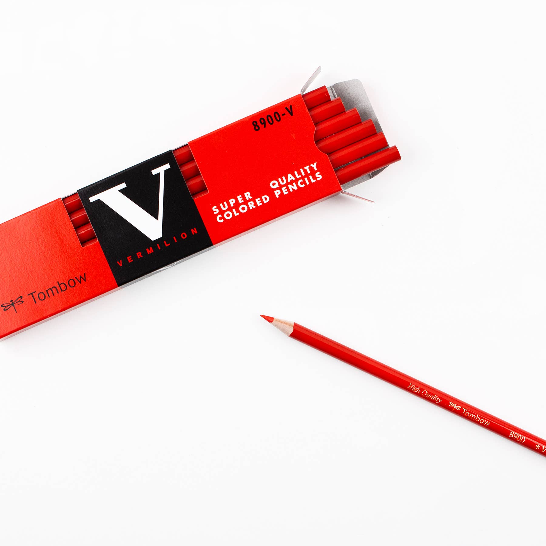 8900-V Colored Pencil, Red-6